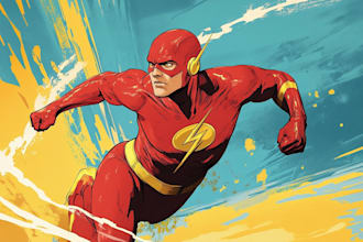 do superhero character for comics