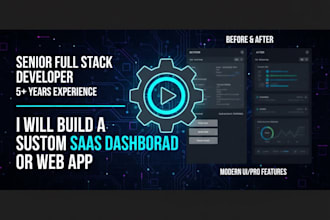develop your custom saas dashboard