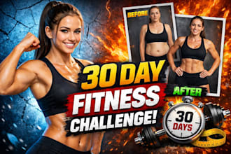 design youtube fitness thumbnails