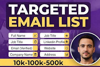make niche targeted email list on targeted topics and country