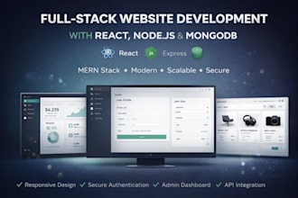 build a full stack website using react, node, and sql