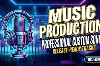 produce a professional custom song for you