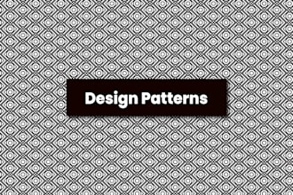 design creative and seamless patterns for branding
