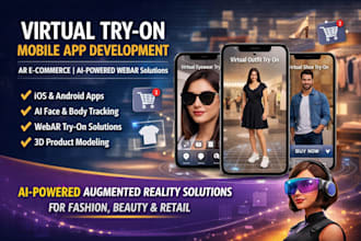 do virtual tryon app, augmented reality, ar app, virtual try on app, VR app