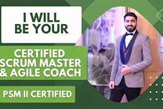 be your expert agile project manager and certified scrum master