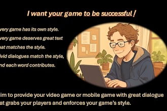 write dialogues for your video game or mobile game