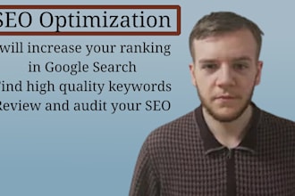 do SEO optimization and keyword research for your website
