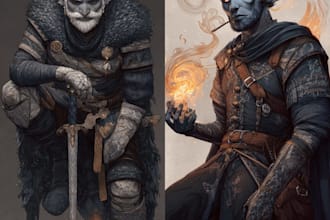 dnd character art and dnd character art
