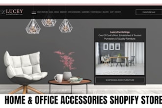 design home accessories shopify store office accessories website workspace store