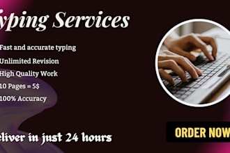 do professional, accurate, fast typing