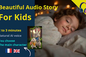 create soothing audio stories for children