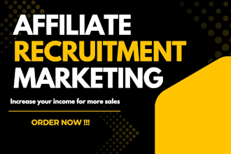 do affiliate recruitment link sign up affiliate marketing for more sales