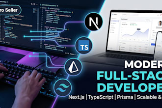 develop a modern full stack web app