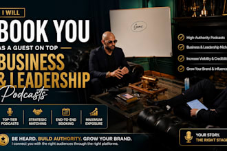 book you as a guest on top business and leadership podcasts