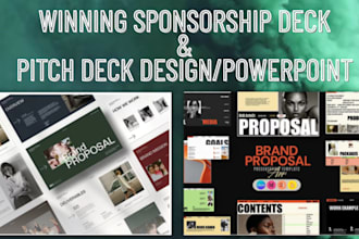 design sponsorship deck powerpoint presentation brand event investor pitch deck