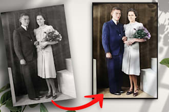 restore, repair and enhance your old damaged photos