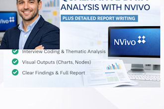 do qualitative data analysis with nvivo and write a detailed analysis report