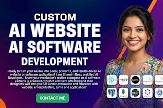 develop ai web application, ai software developer, ai website, ai chatbot
