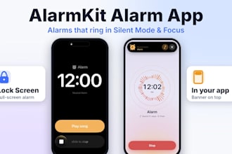 build an ios 26 alarm app with alarmkit, custom sounds and tasks