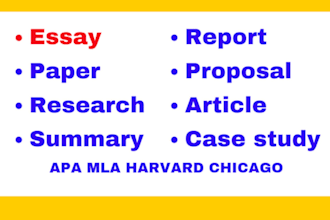 write case study analysis, apa paper, assigment, research and summaries