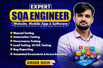 do QA testing, software testing, qa manual testing and automation testing