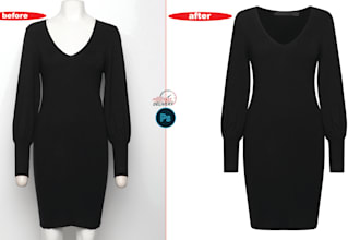 do ghost mannequin wrinkle removal symmetry clothing editing
