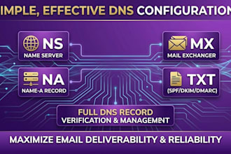 set up and manage dns records for email deliverability