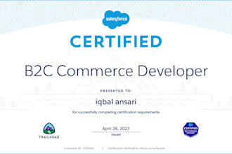 develop and customize salesforce commerce cloud sfcc stores