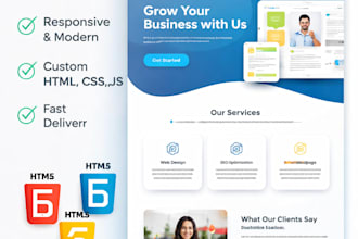design a responsive landing page
