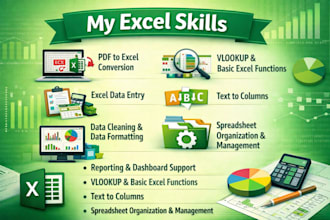 to work in ms excel with less time with high accuracy