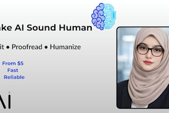 humanize ai content and edit it to sound natural and human