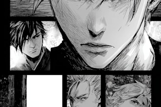 draw custom comic book illustrations and graphic novel art