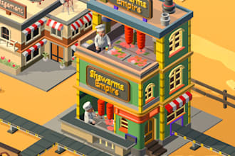 amazing low poly 3d models using blender