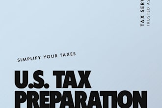 do us business and individual tax preparation for llc, s corp, c corp, 1040