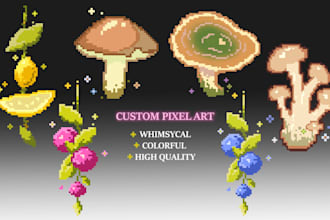 draw pixel loot, icons or characters