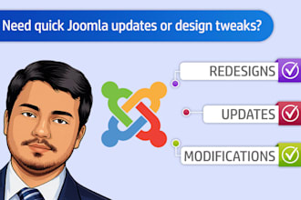 update, redesign, and customize your joomla website
