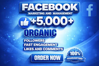 promote 5,000 facebook page followers