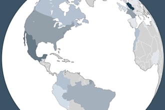 create an interactive 3d globe visualization