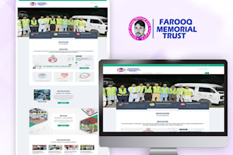 design a professional charity or non profit website
