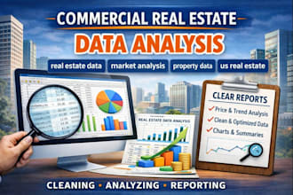 analyze commercial real estate data and create clear reports