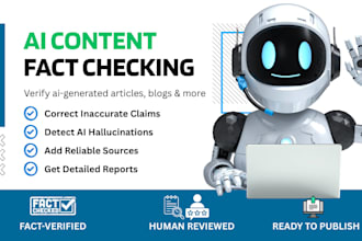 fact check ai generated content and fix inaccurate information