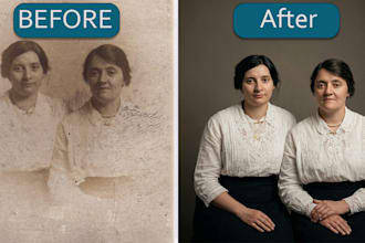 restore and repair old damaged photos in photoshop