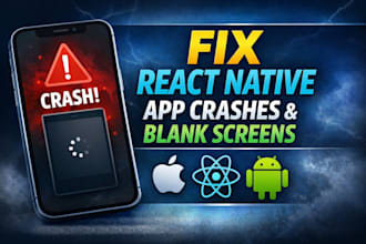 fix bugs and crashes in your react native app