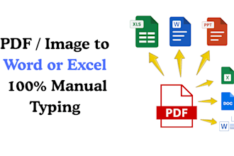 retype PDF or image to editable word or excel
