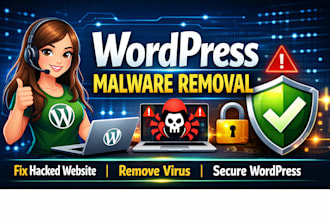 do wordpress malware removal and fix hacked website