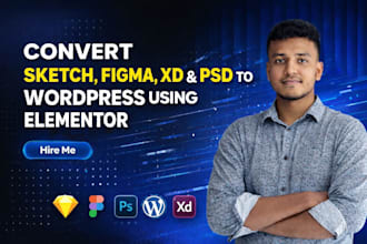 convert figma to wordpress wix to wordpress  sketch xd PSD to wordpress website