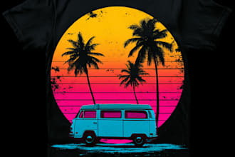 design illustration graphic for vintage retro t shirt