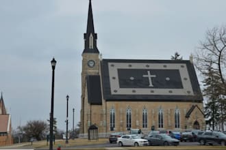 improve church landscape design, parking lot, site analyses, 3d space planning