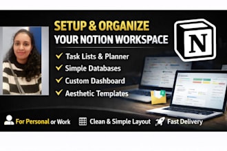 design a notion workspace with dashboards and trackers
