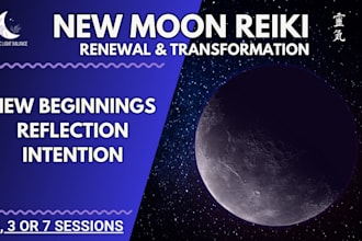 do distance new moon reiki for renewal and transformation